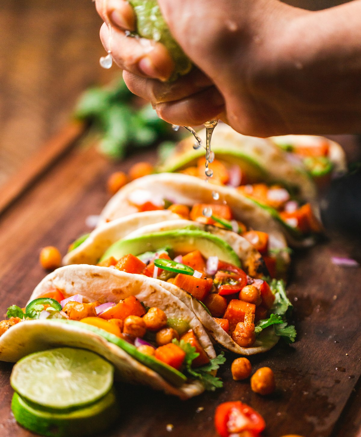 Colorful Mexican dishes served on a table